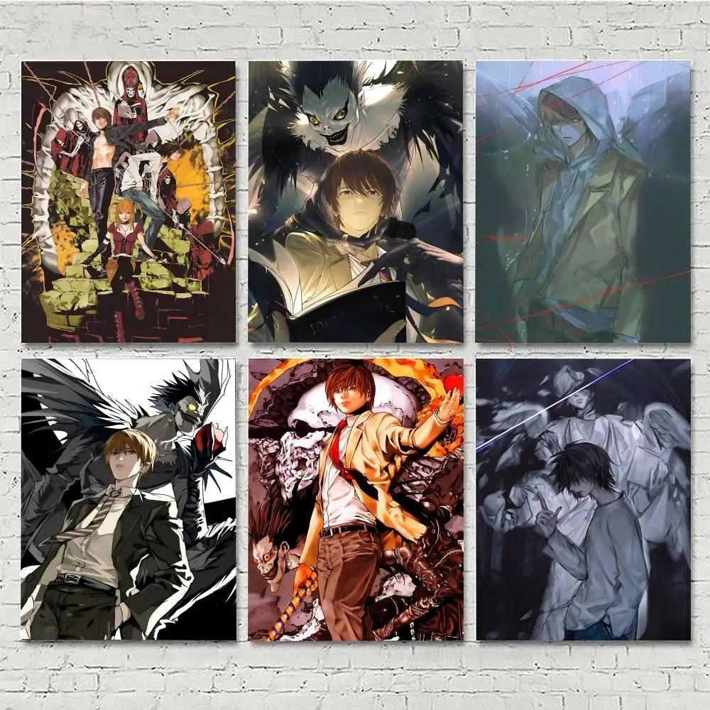 Classic Hot Anime D-Death Note Manga Posters HD Print Vintage Wall Art Decor for Home Study Room