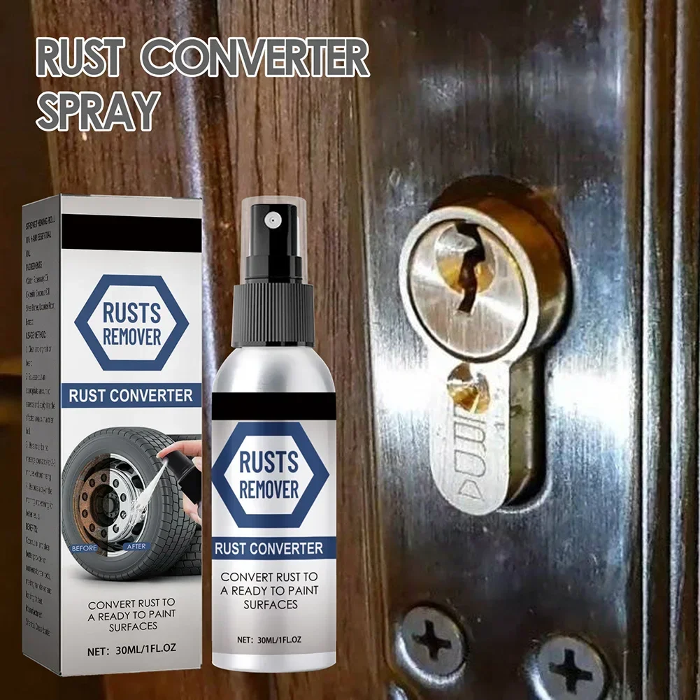 1 Pc 30ml Car Anti-Rust  Remover Inhibitor Maintenance  Derusting Spray Cleaner Clean  Agent Spray Metal  Rust Remover Cleaner