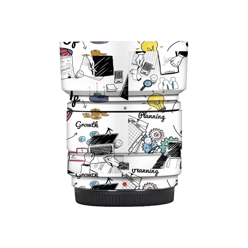 Wrap Skin Voor Panasonic 25mmF1.7 Fashion Klassieke Lens Huid 25mmF1.7 Camera Sticker Anti-Scratch Protector Cover Decal