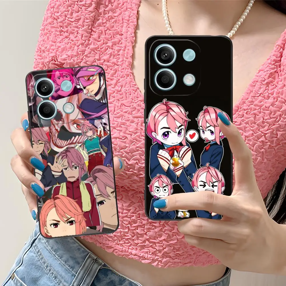 

Dandadan Aira Shiratori Phone Case for Xiaomi Redmi Note 14 13 12 11 A5 3 2 1 Pro Plus 4G 5G Colour Printing Protective Cover