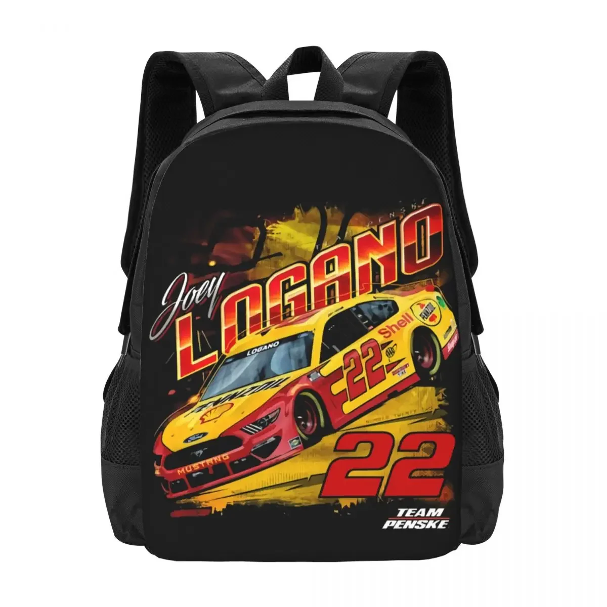 Joey Logano 22-Reise-Laptop-Rucksack, Business-College, Schule, Computertasche, Geschenk für Männer und Frauen