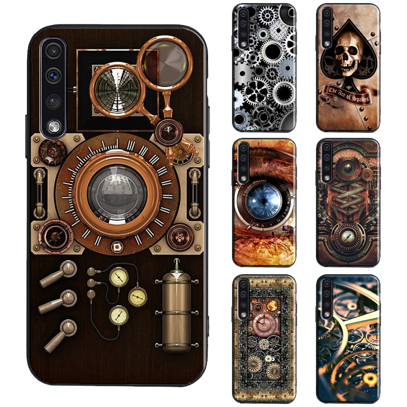 Steampunk Gear Mechanical Phone Case For Samsung A12 A32 A52 A72 A50 A70 A51 A71 A11 A31 A02 A10 A20 A30 S A20e A21S