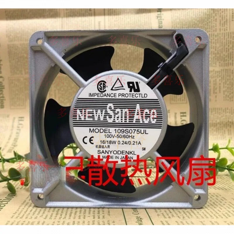 

ZMZM для 109S075UL 100 В 18/16 Вт 0,24/0,21 А 120*120*38 мм охлаждающий вентилятор с алюминиевой рамой # А6-3