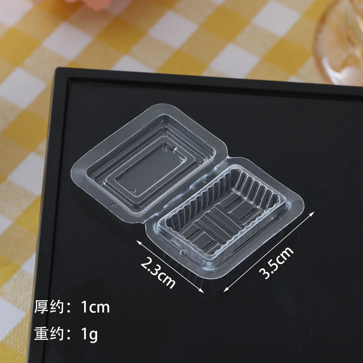 Simulatie Mini Fast Food Box Wegwerp Afhaallunch Verpakking Model Poppenhuis Miniatuur Prop Home Decor Decoratie 20 stk/partij