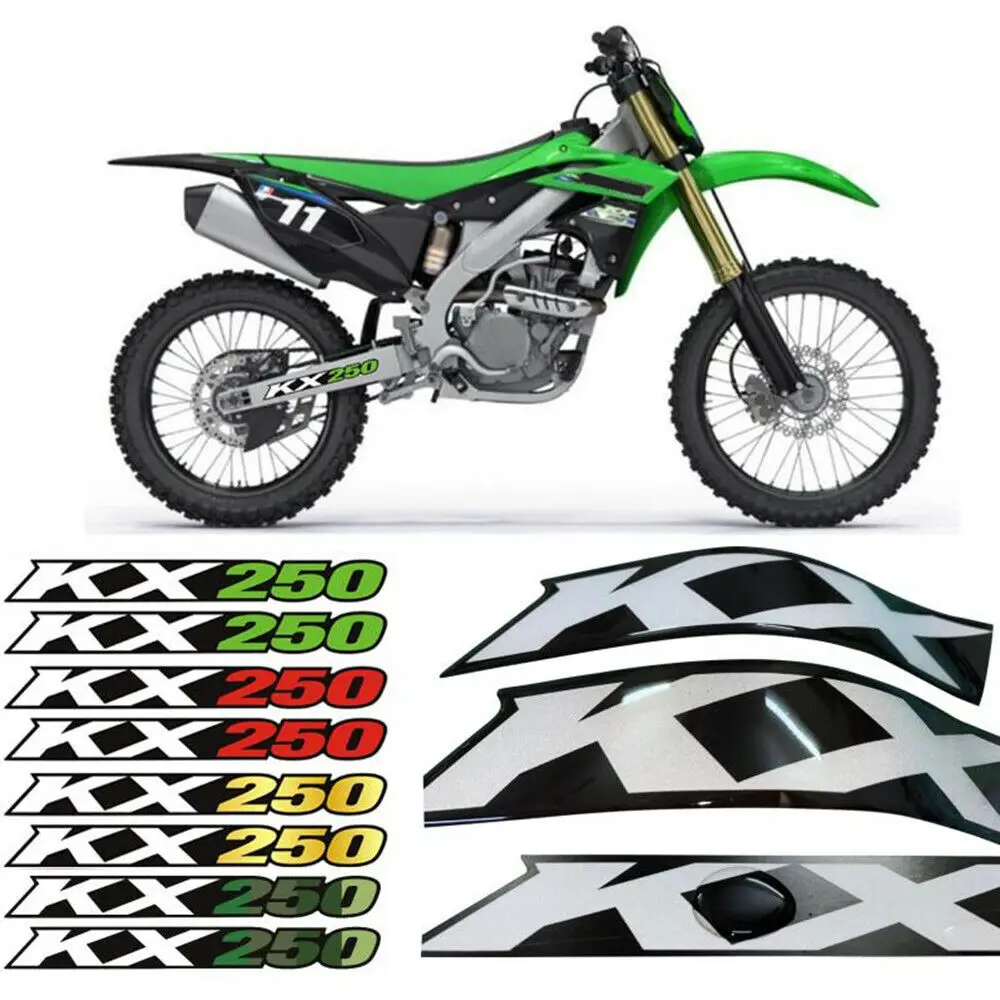 

3D Glue Swingarm Air Box Reflection Sticker For KAWASAKI KX250 KX 250R 250X 250F