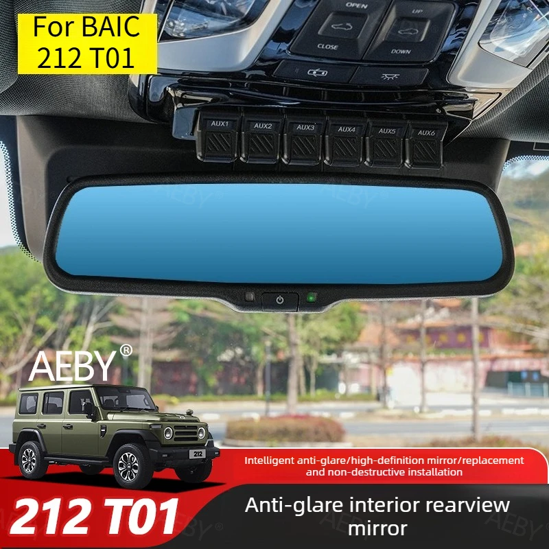 

For BAIC 212 T01 Auto-dimming rearview mirror,Anti-dazzle rear view at night,interior,Reverse mirror reflector,Car Accessories