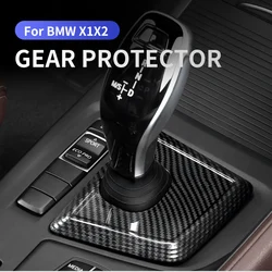 For BMW X1 F48 X2 F39 Car Gear Shift Panel Cover Frame Trim Gear Shifter Knob Boot Cover Auto Interior Decoration Accessories