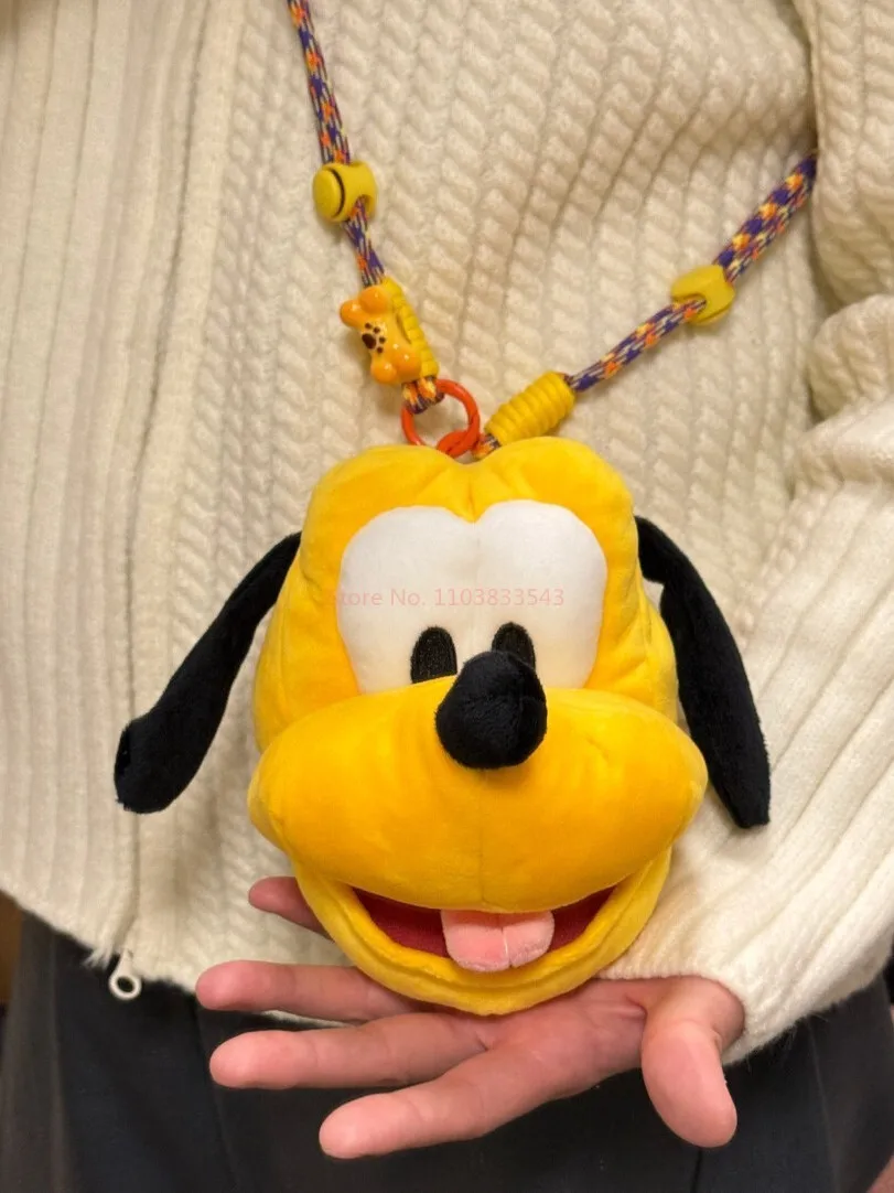 Новый оранжевый рюкзак Goofy и кошелек Pluto, великолепная сумка для хранения, аниме, периферийные устройства, модный подарок для девочек, милый детский кошелек с подвеской