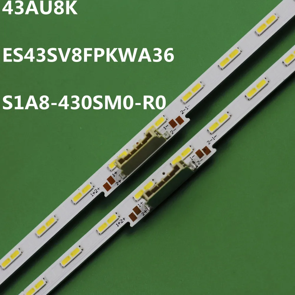 

50PCS LED Strip For 43AU8K S1A8-430SM0-R0 LM41-01040A UN43AU8000 UA43AU8000 UA43AU9000 UE43AU9070U UE43AU9079U UE43AU9080U
