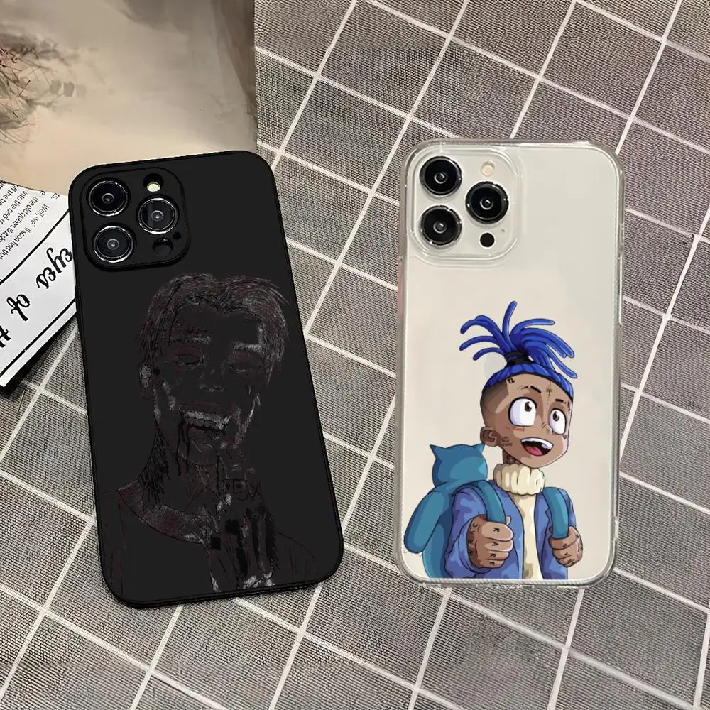 Cartoon XXXTentacions Phone Case for iphone 16 15 14 13 Pro Max Mini 11 12 Xr X Xs 7 8 Plus Cover