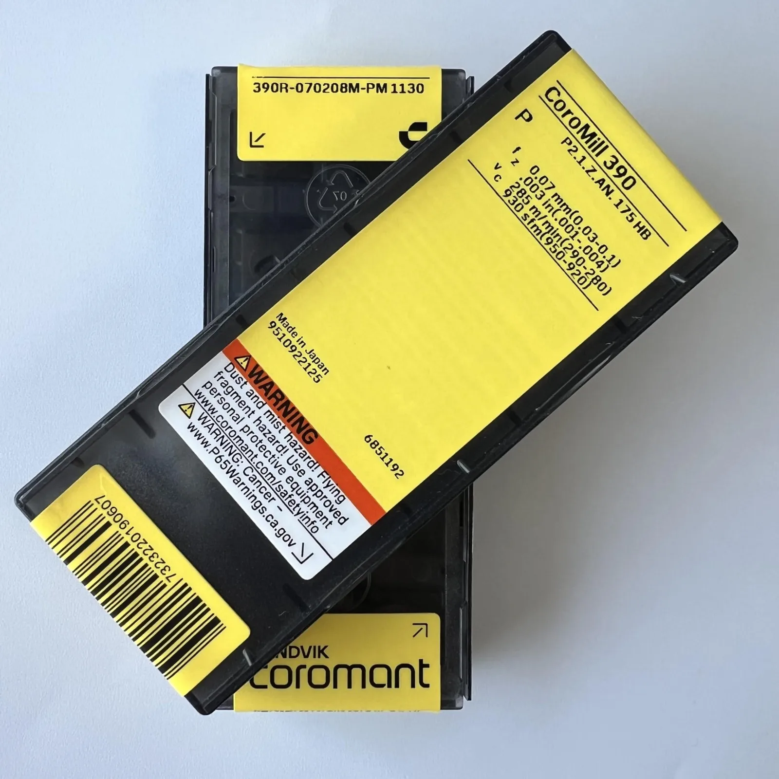 

SANDVIK / 390R-070208M-PM 1130 / Оригинальное шведское лезвие из твердого сплава, 10 шт.