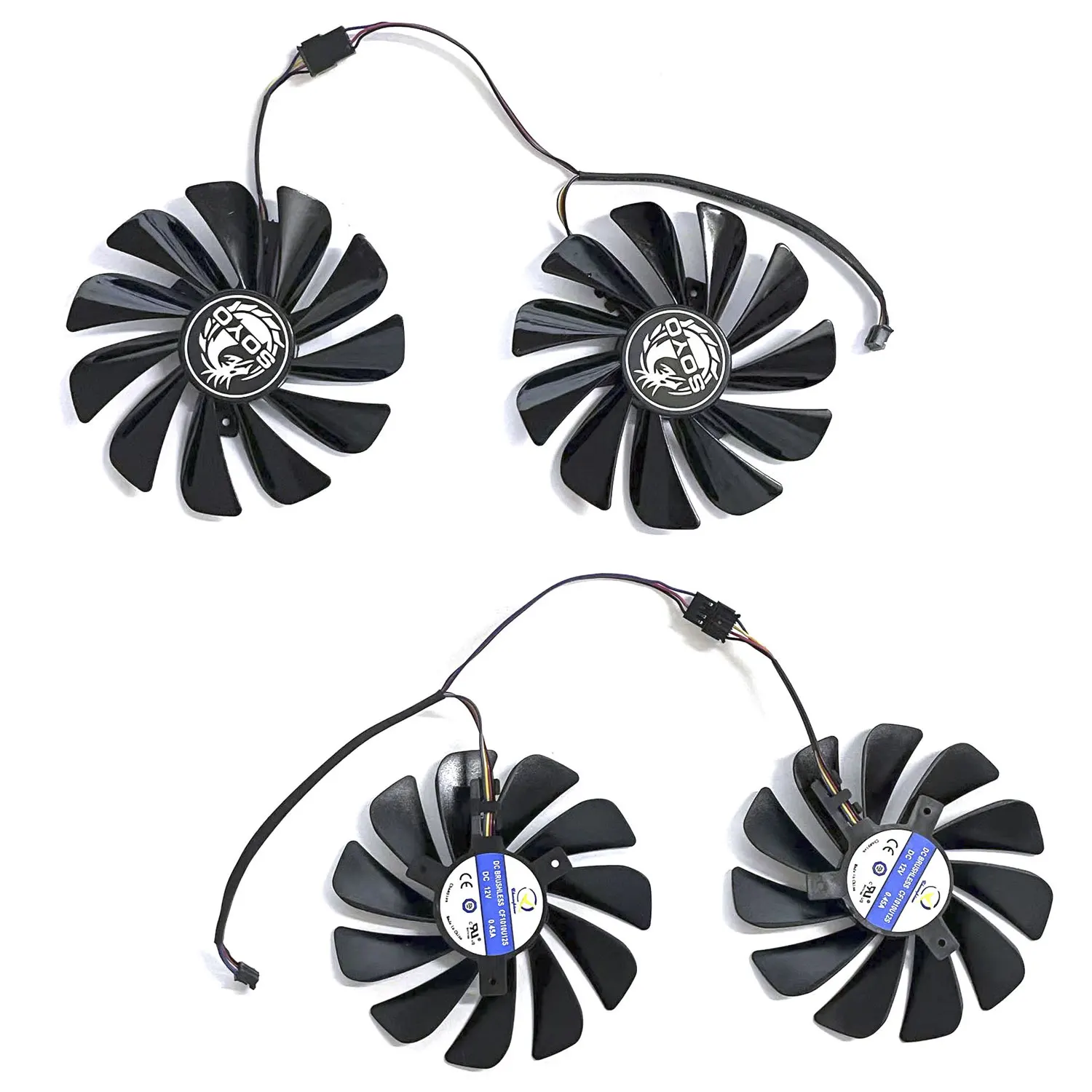 

Для видеокарты SOYO AMD Radeon RX5700 8G GDDR6 4PIN 95 мм CF1010U12S