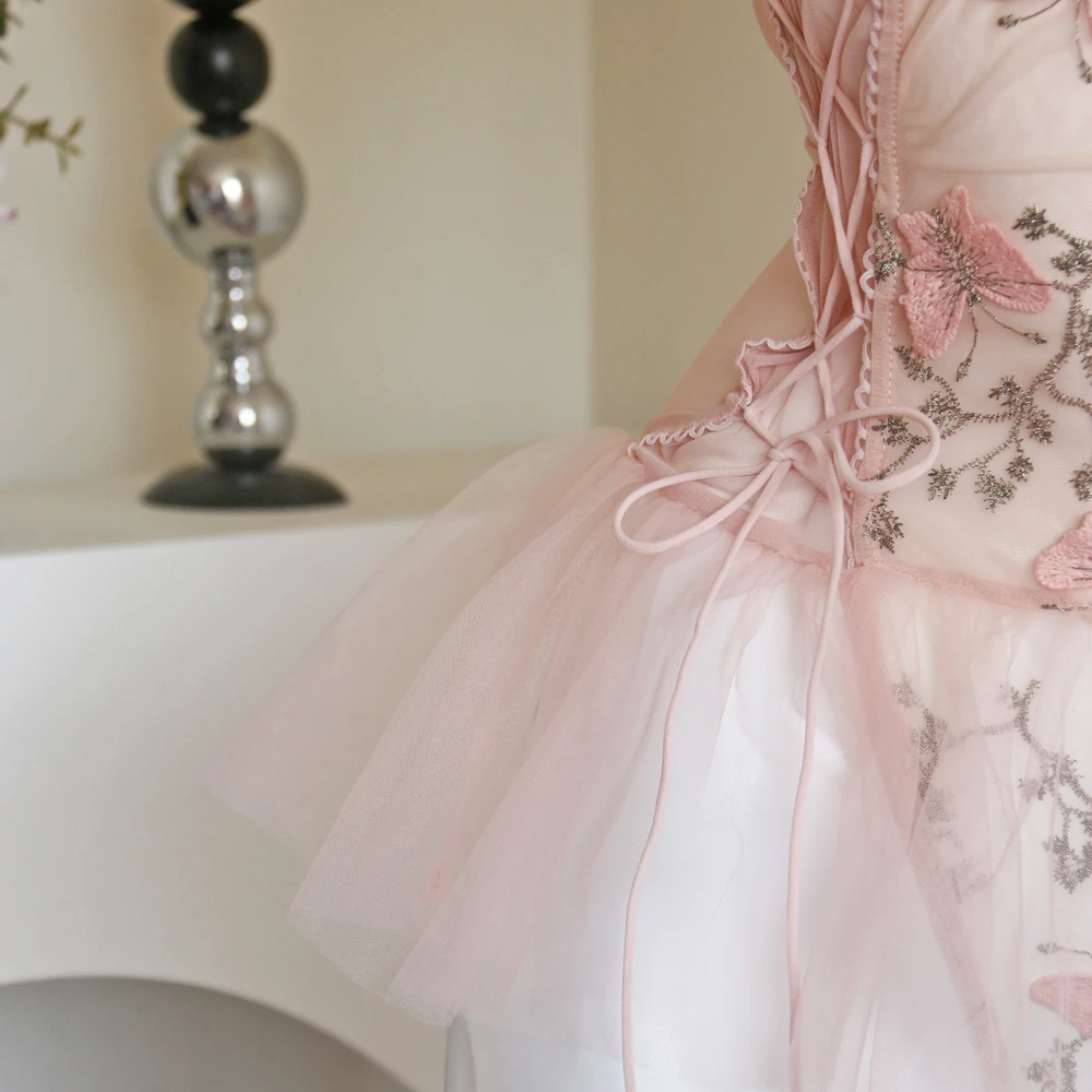 ملابس داخلية مثيرة مفتوحة المنشعب على شكل فراشة ملابس داخلية مثيرة للإناث ملابس داخلية مثيرة للنساء ملابس نوم شفافة بدون حمالات من الدانتيل #6