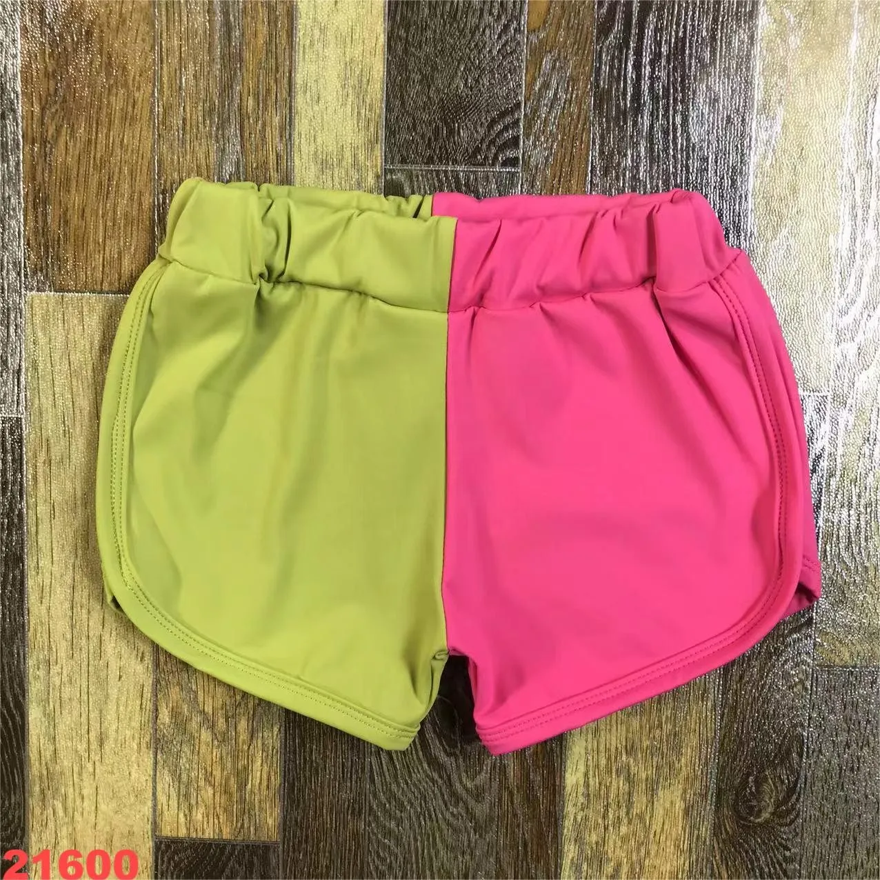 2024 Girls baby shorts yoga sports style fabric smooth elastic big kids clothes cycling running sports clothes