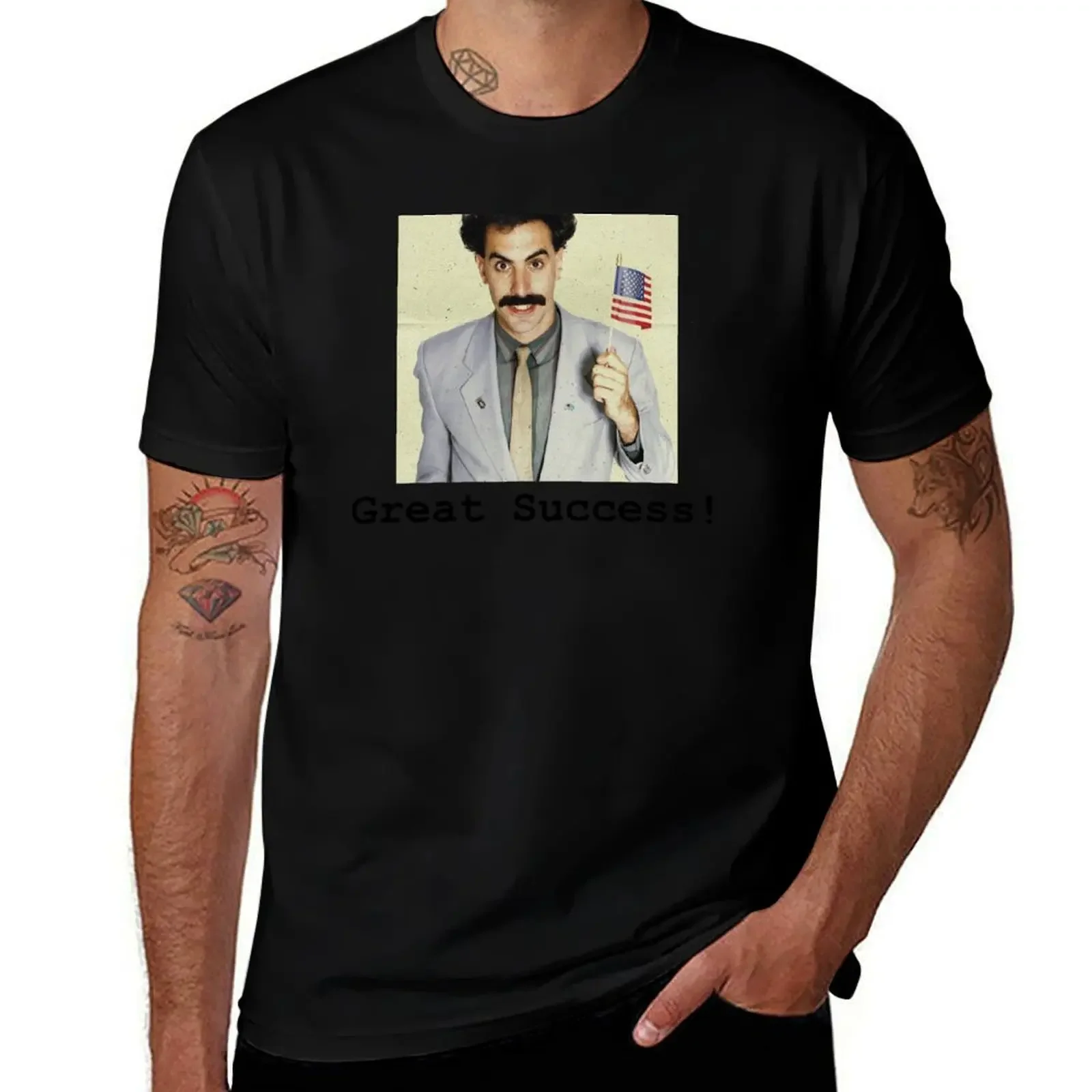 Great Success! Borat T-Shirt Funny t-shirt new edition funny gifts Men's clothing