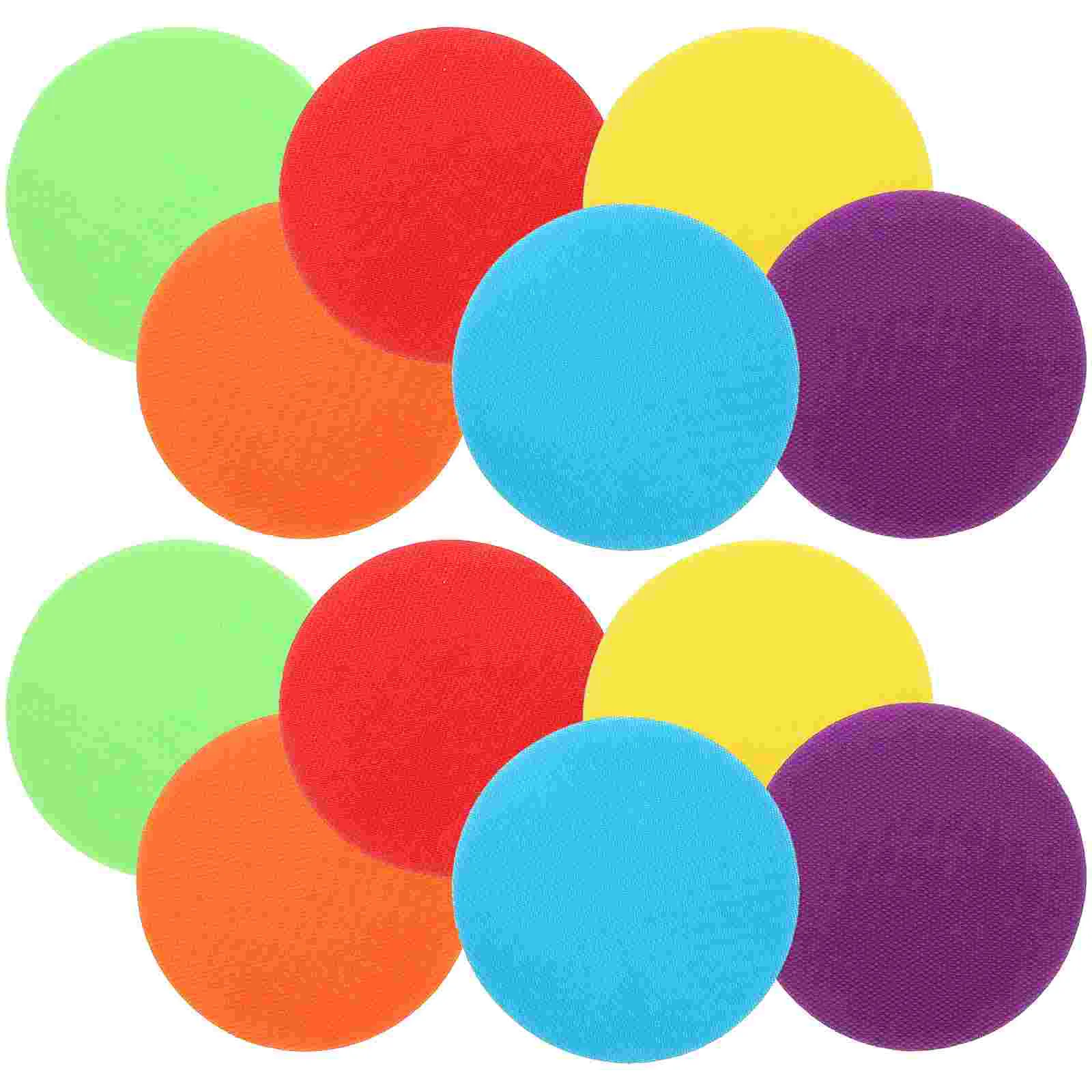 30 Pcs Floor Markers Removable Flooring Round Area Rug Circle Carpet Puzzle Child