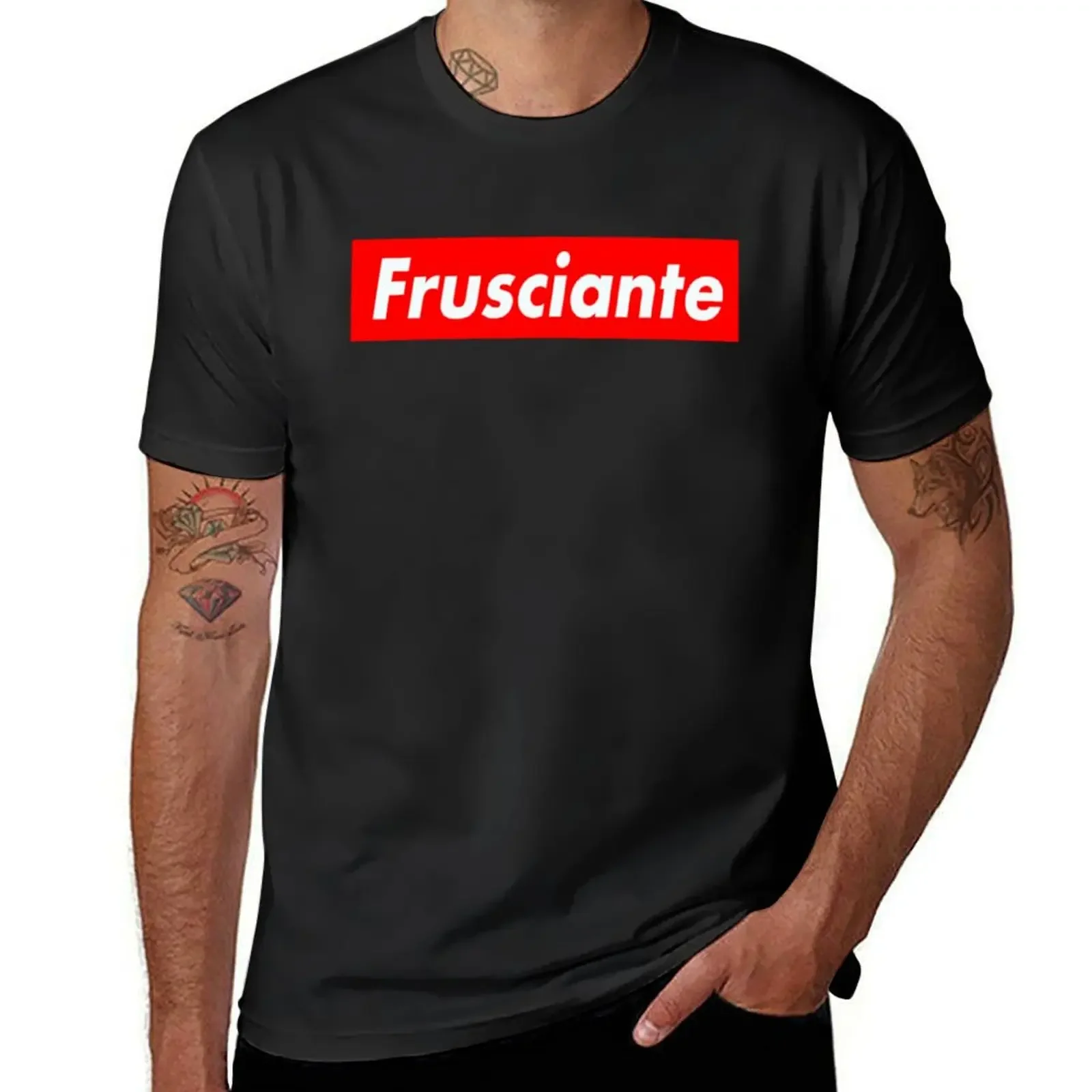 

John Frusciante design T-Shirt custom shirt anime clothes plus size men clothing