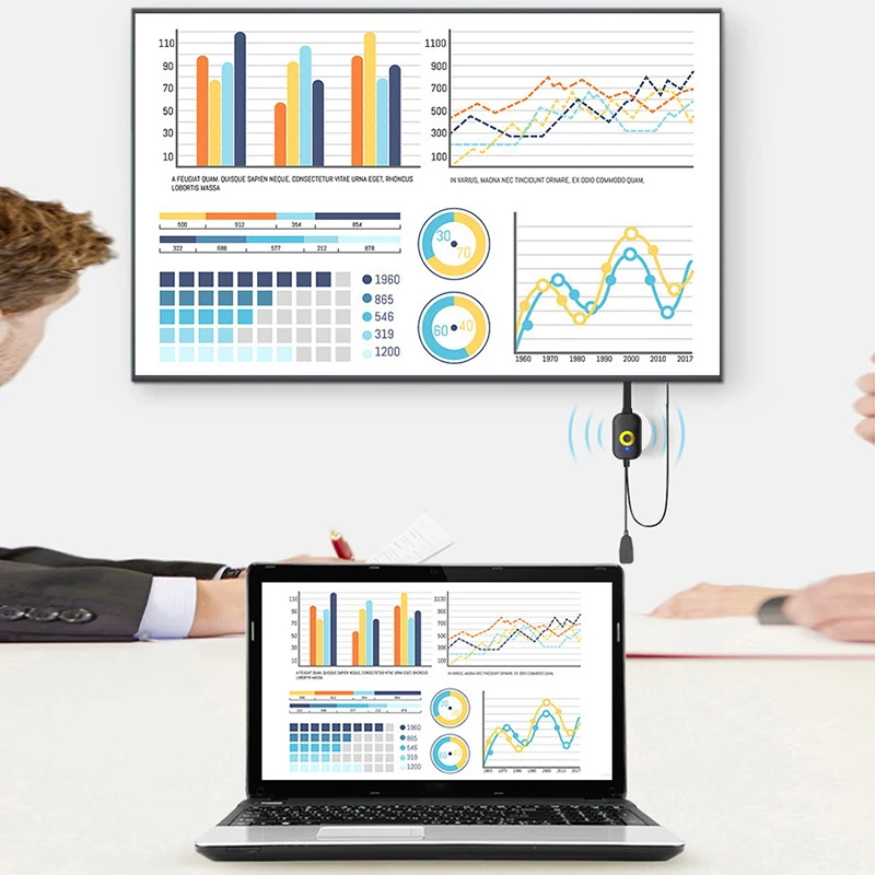 For TV Projector 4K TV Stick HDMI-Compatible Video Receiver Screen Mirroring Wireless 2.4G/5G 1080P Wifi Display Dongle Adapter