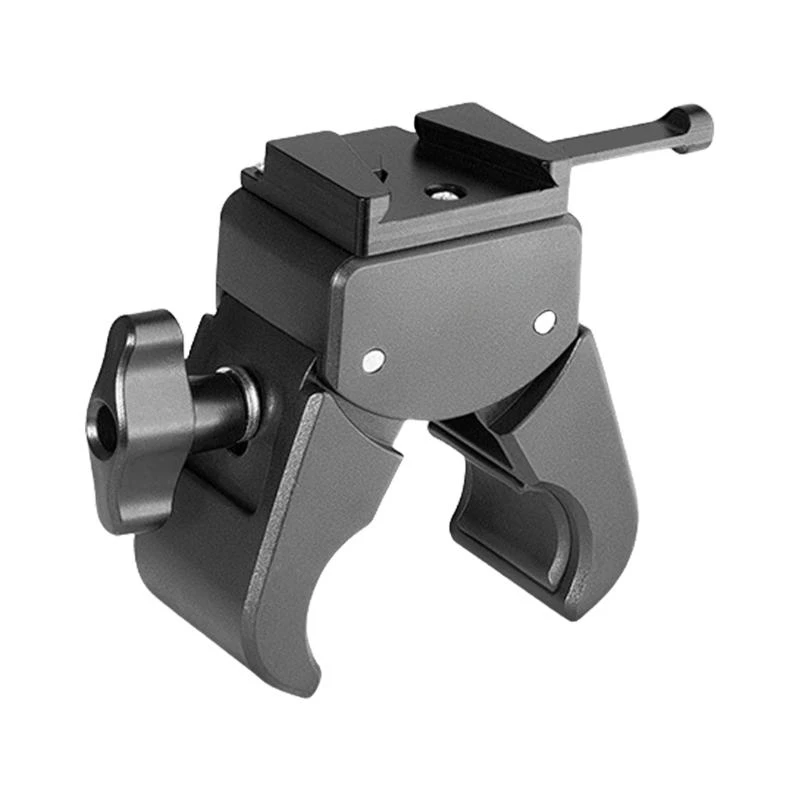 Q6RC v Mount Battery Clip مع ملحق إضاءة Tripod Clamp Campo Clamp الكبير لملحقات آمنة للأرواح الثلاثة #1
