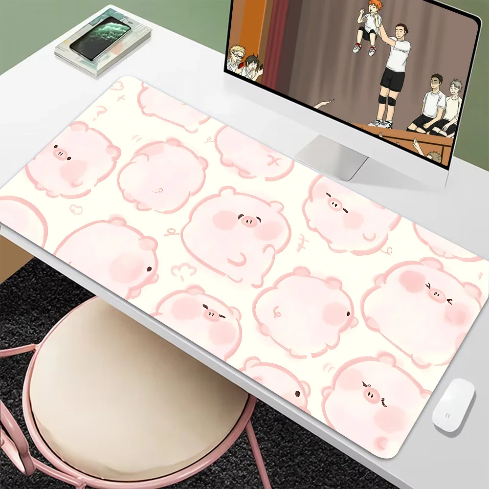 

Pink Cute L-LuLu Pig Mousepad New Arrivals Large Gaming Mousepad L XL XXL Gamer Mouse Pad Size For Keyboards Mat