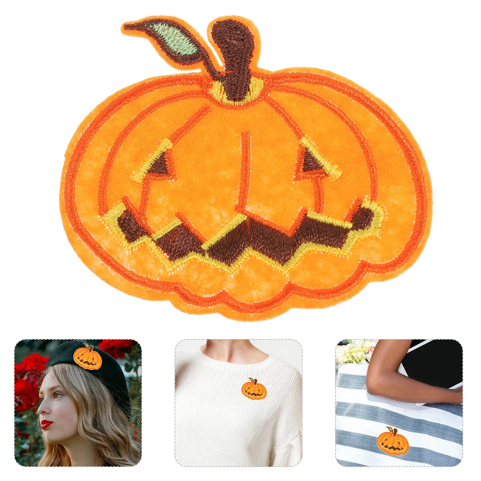 

5Pcs Cloth Patches Embroidered Applique Iron on Sew on Patches for Clothes Bags Halloween Costume DIY Decoration