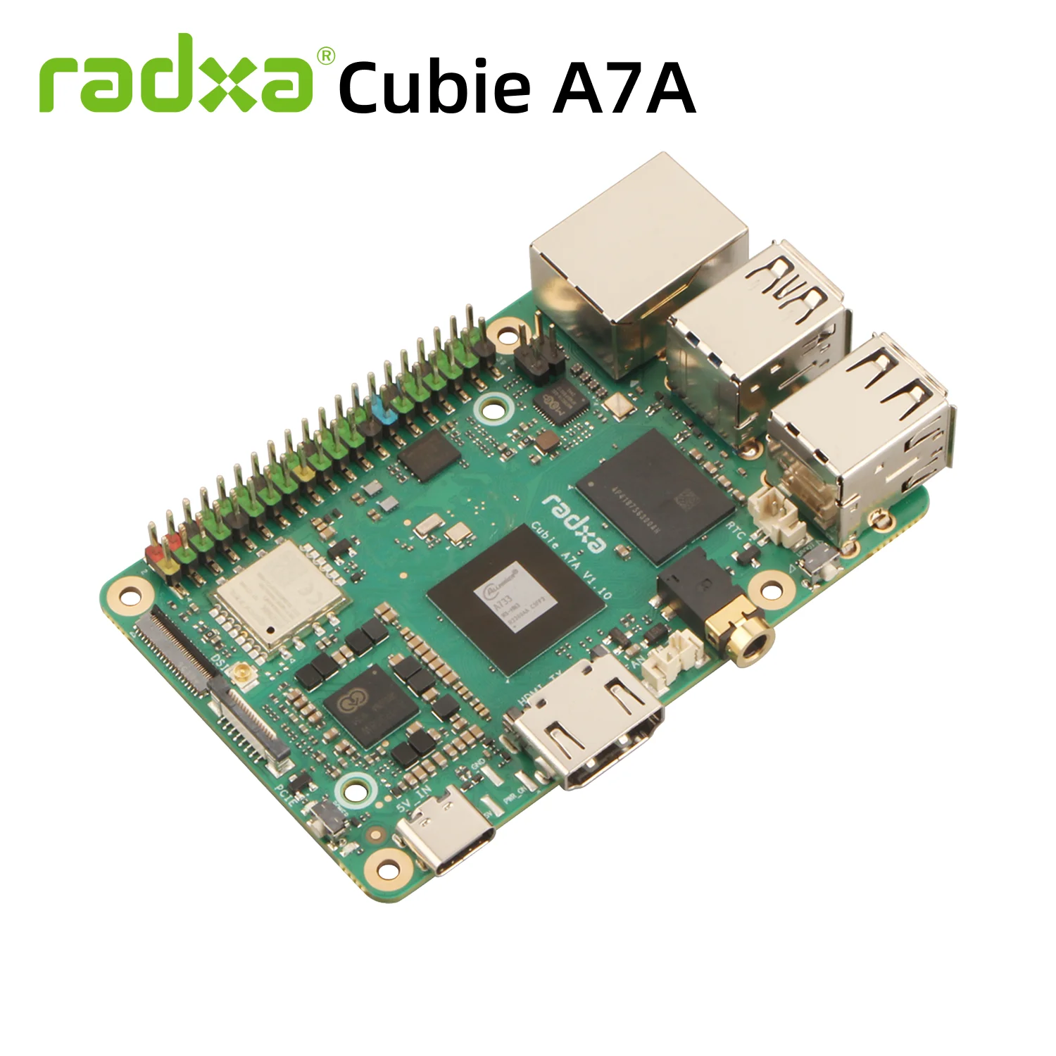 Radxa Cubie A7A,The New Standard for Edge Al,High-Speed LPDDR5