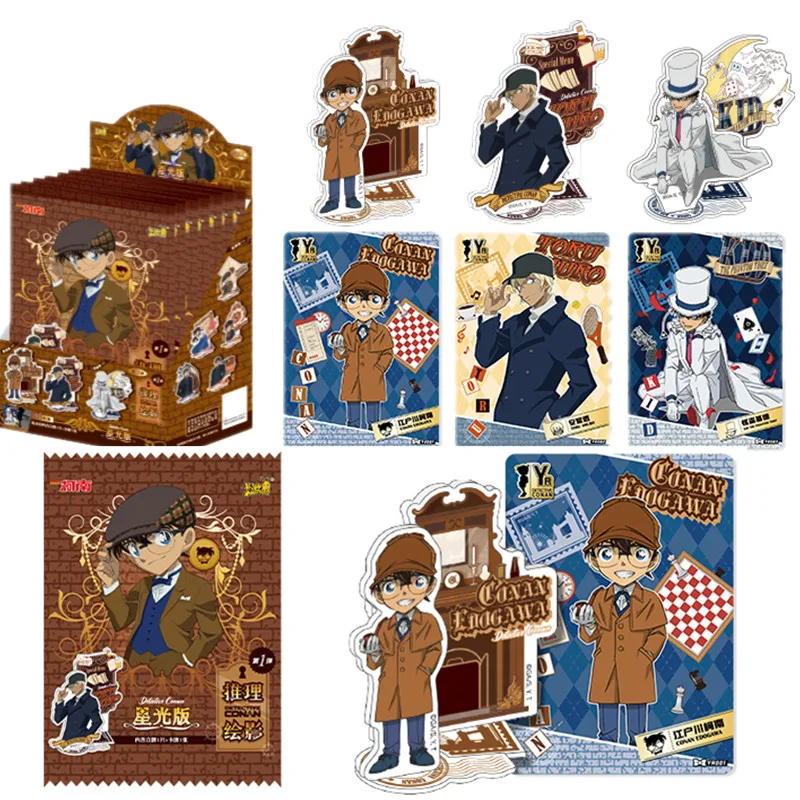 KAYOU Detective Conan Anime Kudou Shinichi Kuroba Kaito Moore Figure Acrylic Stand Model Plate Desk Decor Standing Sign Toy Gift