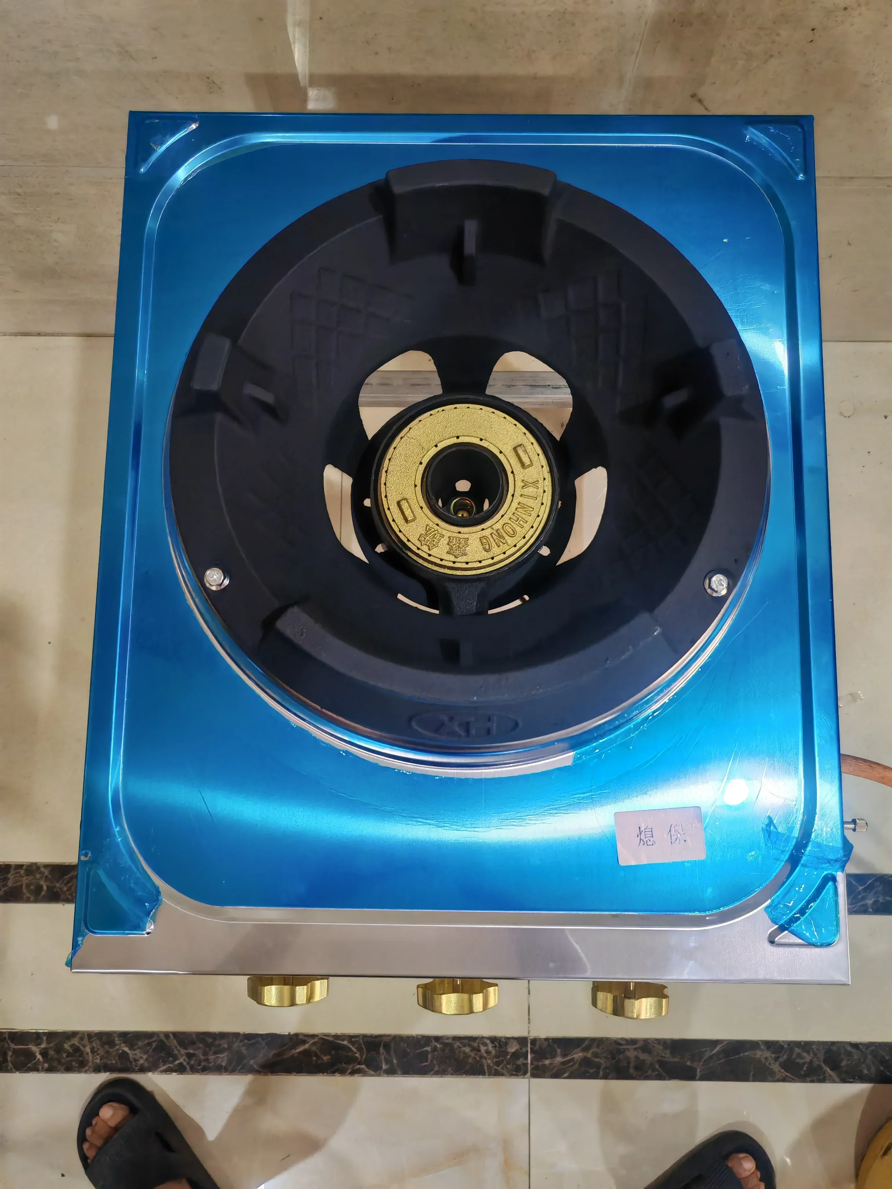 40KW Stainless Steel High Pressure Outdoor Camping Cooking Gas Stove Cooktops Eco Friendly Chinese Food Frying Burners LPG Gas H