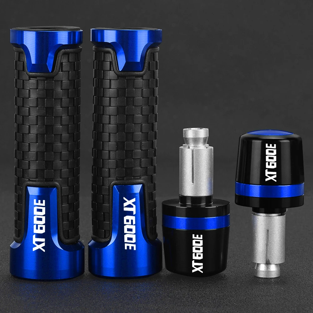 Motorcycle Handlebar Grips Ends Handle Bar Cap Grip End Plugs FOR YAMAHA XT600E 1990-2003 2002 2001 2000 1999 1998 1997 XT 600 E