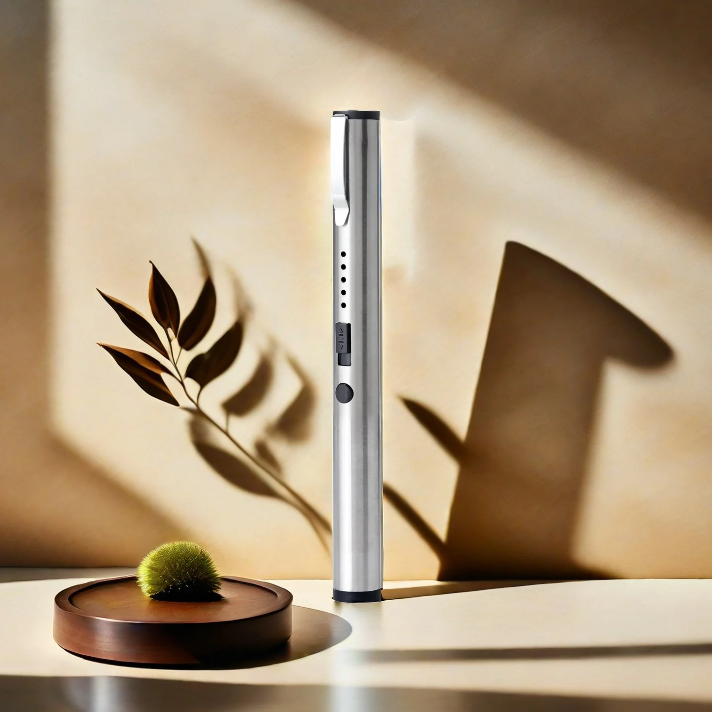 

New Metal MINI Plasma USB Lighter Flameless Arc Lighter Pulse Ignition LED Lighting Men's Women’s Portable Outdoor Camping Tool