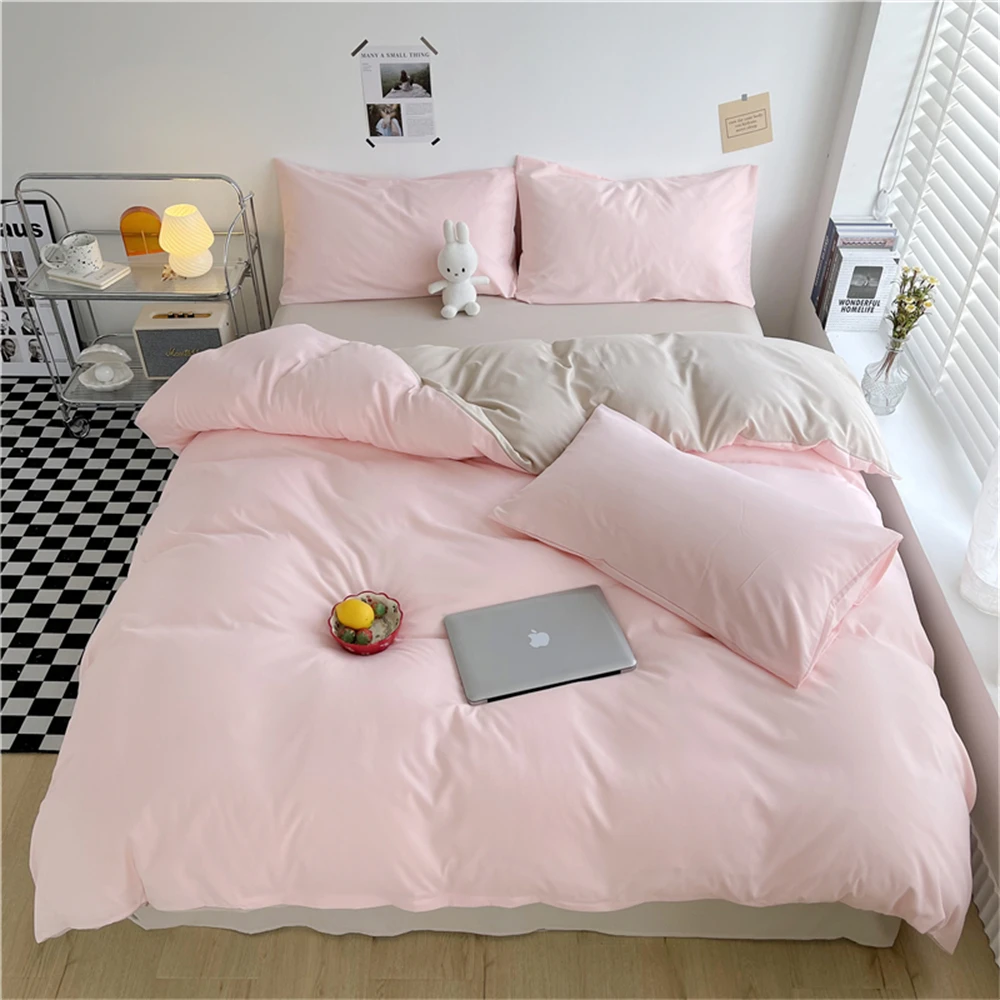 1PC Solid Color Duvet Cover Thickened 220x240cm Bed Cover housse de couette Bedroom Decor Queen King Quilt Covers No Pillowcase