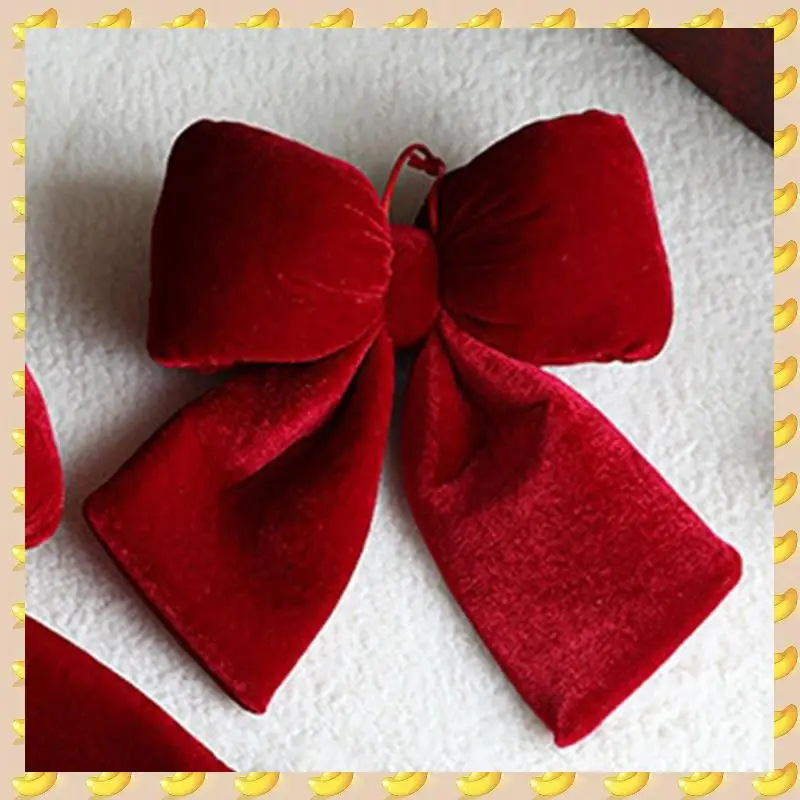 

A45U Red Bows, Partydecorations, Various Parties At The Door Of Home Parties, And Bow Ornaments For Valentine's Day Parties.