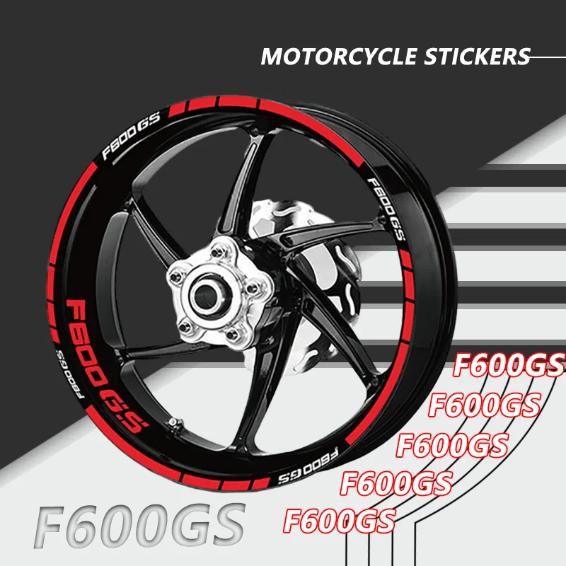 

f600gs f650gs Motorcycle Wheel Rim Decoration Stickers Tire Front Rear Reflective Stripes Decals For F600GS F650GS F 600 650 GS