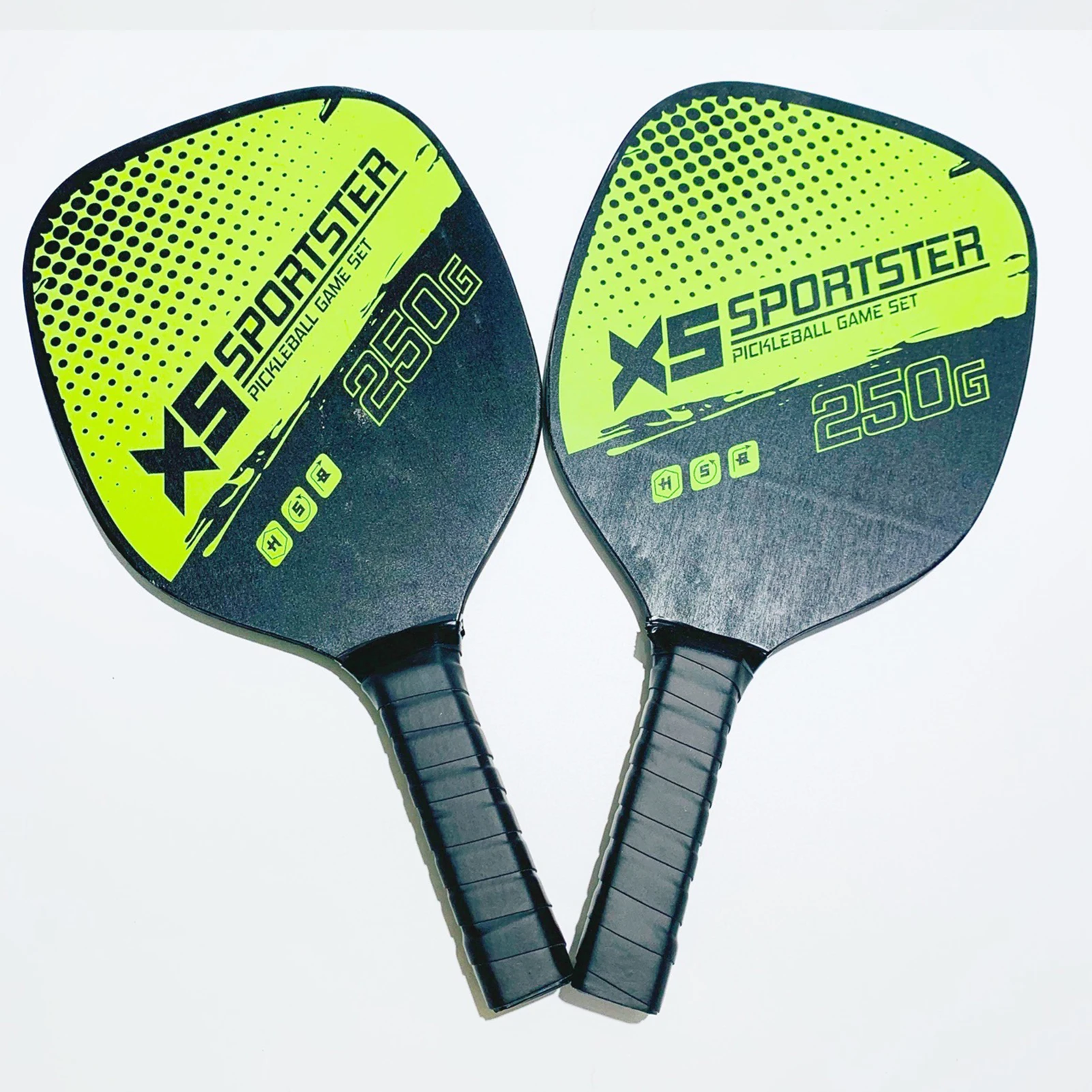 Juego de raquetas Pickleball, juego de pepinillo ligero, bola, paleta, 4 bolas para interior y exterior, equipo de Entrenamiento Ideal, regalo