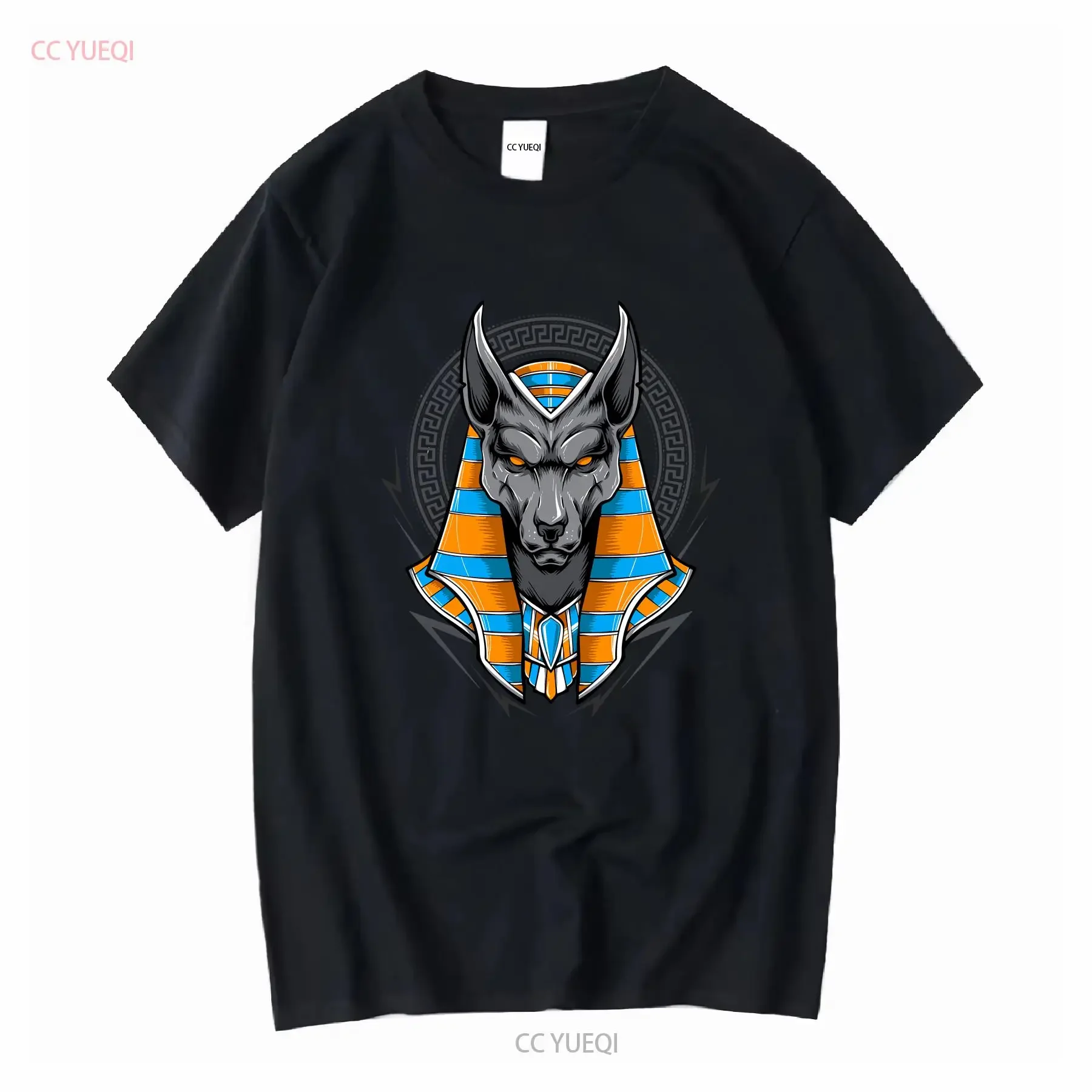 Anubis Ancient Egyptian God Of The Dead Egypt Anpu Jackal T Shirt Size S 5XL vintage Washed Stretched homme streetwear