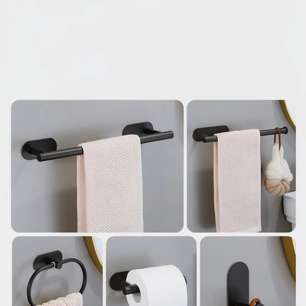 For For Ouhengedun Bathroom Organization Set 304 Stainless Steel Towel Rack Holder Wall Mounted Storage Modern Tool Rack