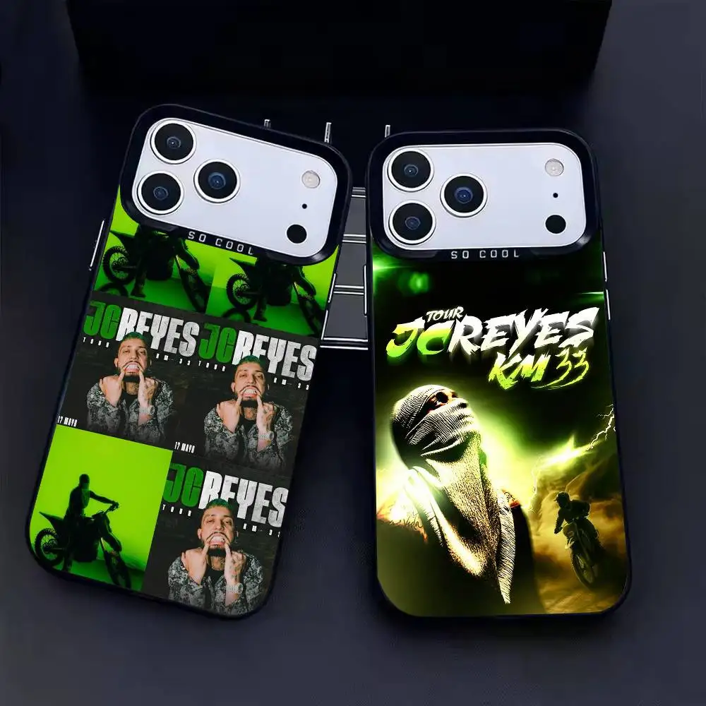 

Rapper JC R-REYES Tour Phone Case For iPhone17, 16,15,14,13,12 Pro Max Black Candy Matte Shockproof Cover