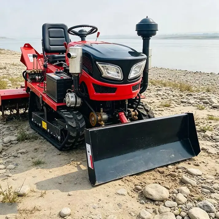 Customized 35HP Dry Land Cultivation Rig Soil Crushing Stubble Cleaning Land Leveling Sowing Fertilizer Machine
