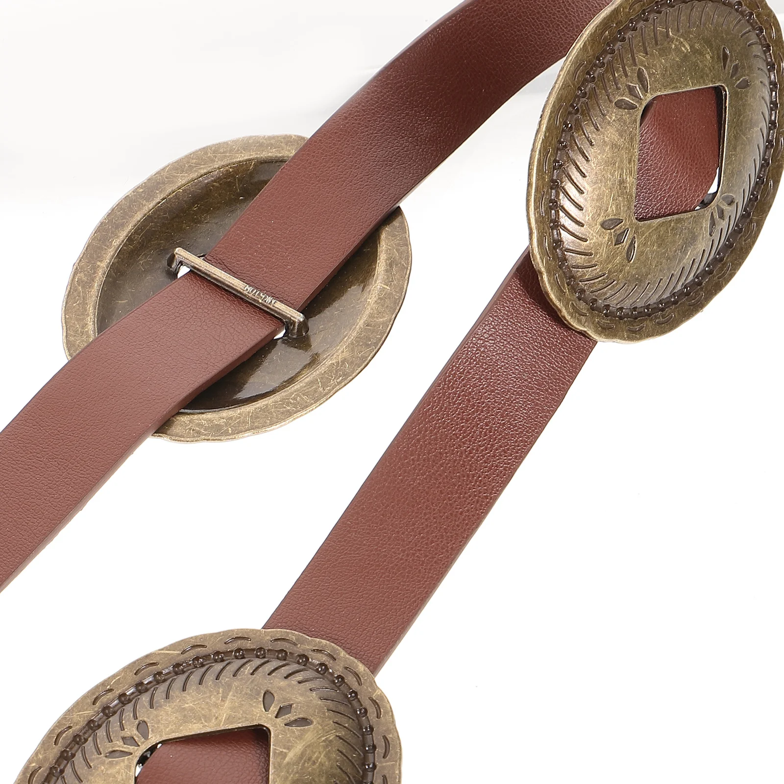 

Retro Engraved Adjustable Skirts Fashionable Chic Vintage Belt Accessory Trouser Wedding Waistband Dress\N\Ncharacters: