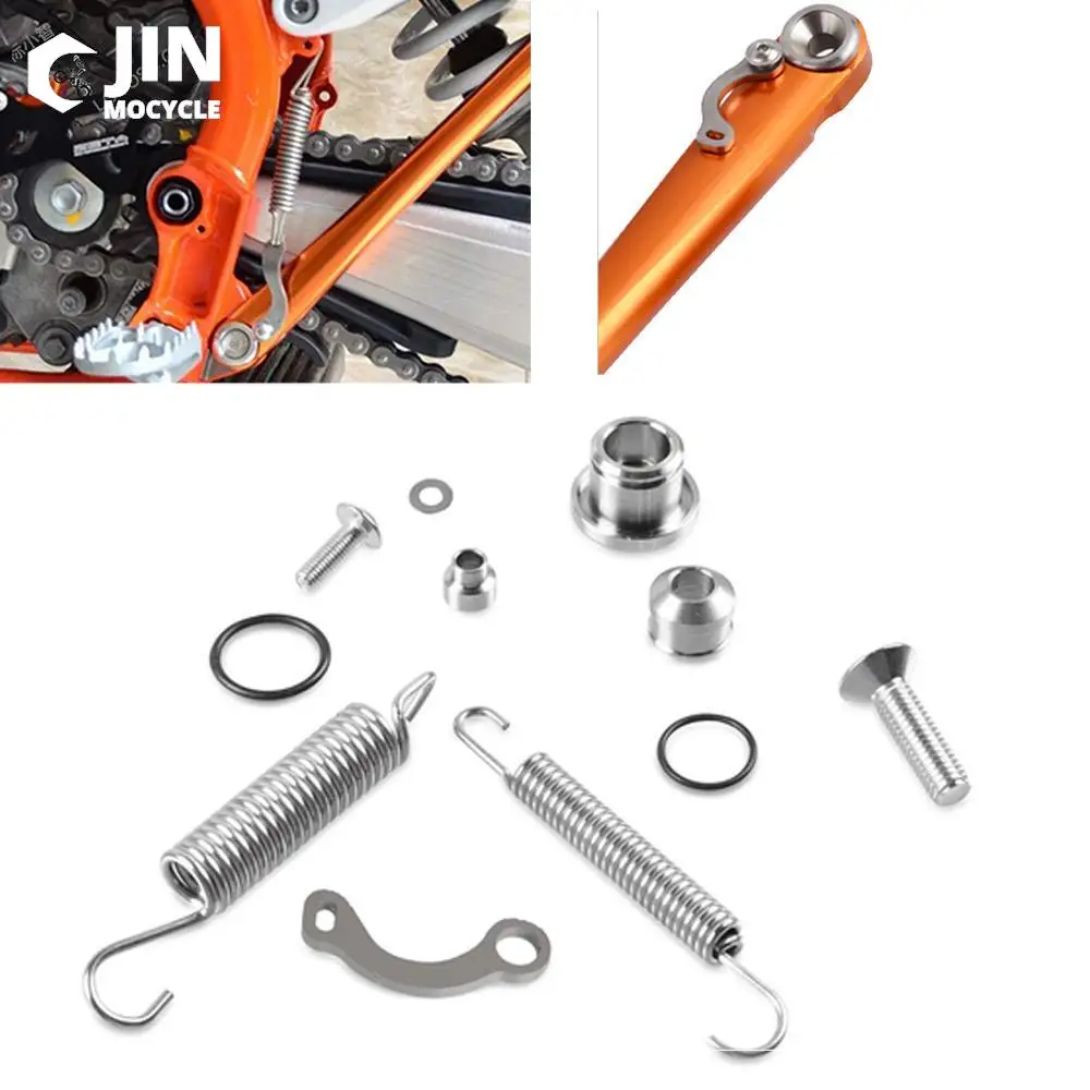 

Dirt Bike Sidestand Kickstand Bolt Stand Plug Socket Springs Botls Kit For XCW 200XCW 2009 2010 2011 2012 2013 2014 2015 2016