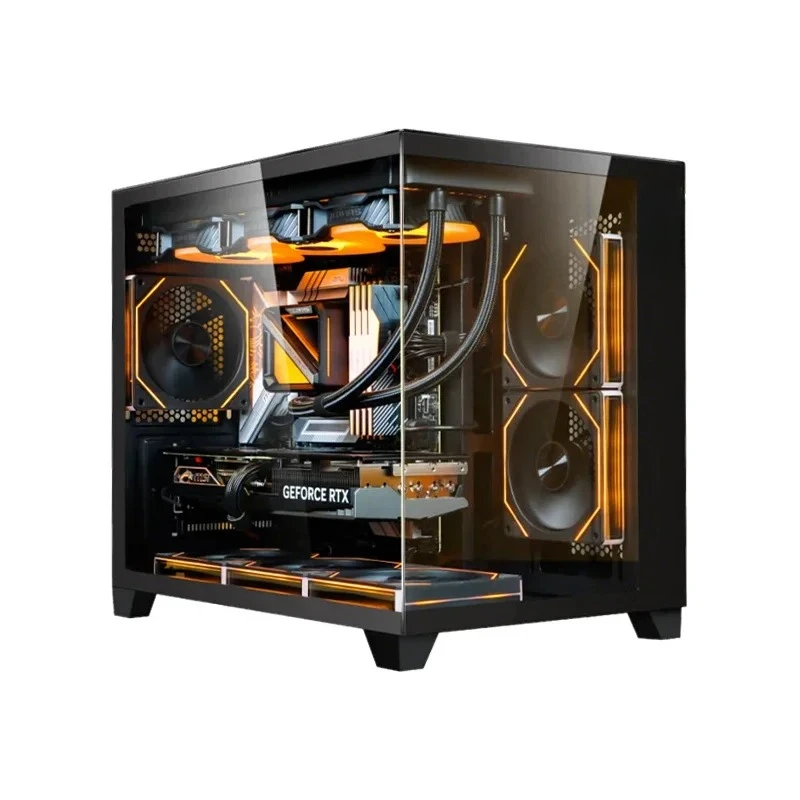 

RTX5060/5060Ti sea view room computer host i5-12400F/12600KF/14600KF high-end e-sports game DIY assembly desktop complete set