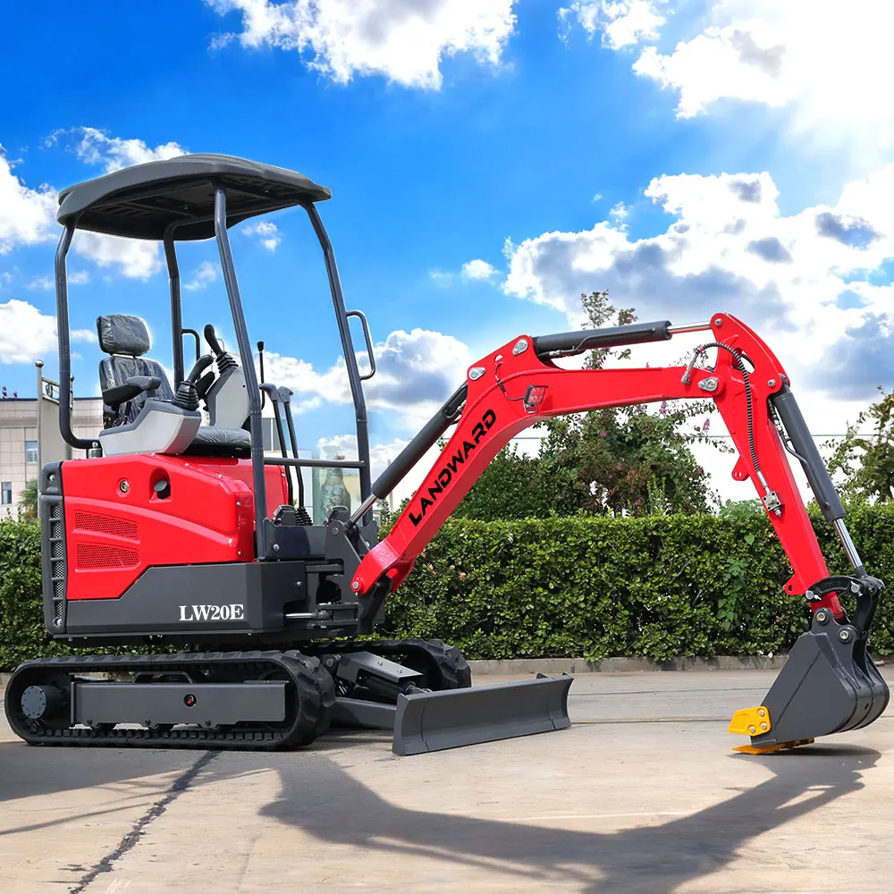 

High Efficiency LW20E Excavator 2 Tons Hydraulic Crawler Excavator Kubota Engine Variable Piston Pump Mini Excavator Custom
