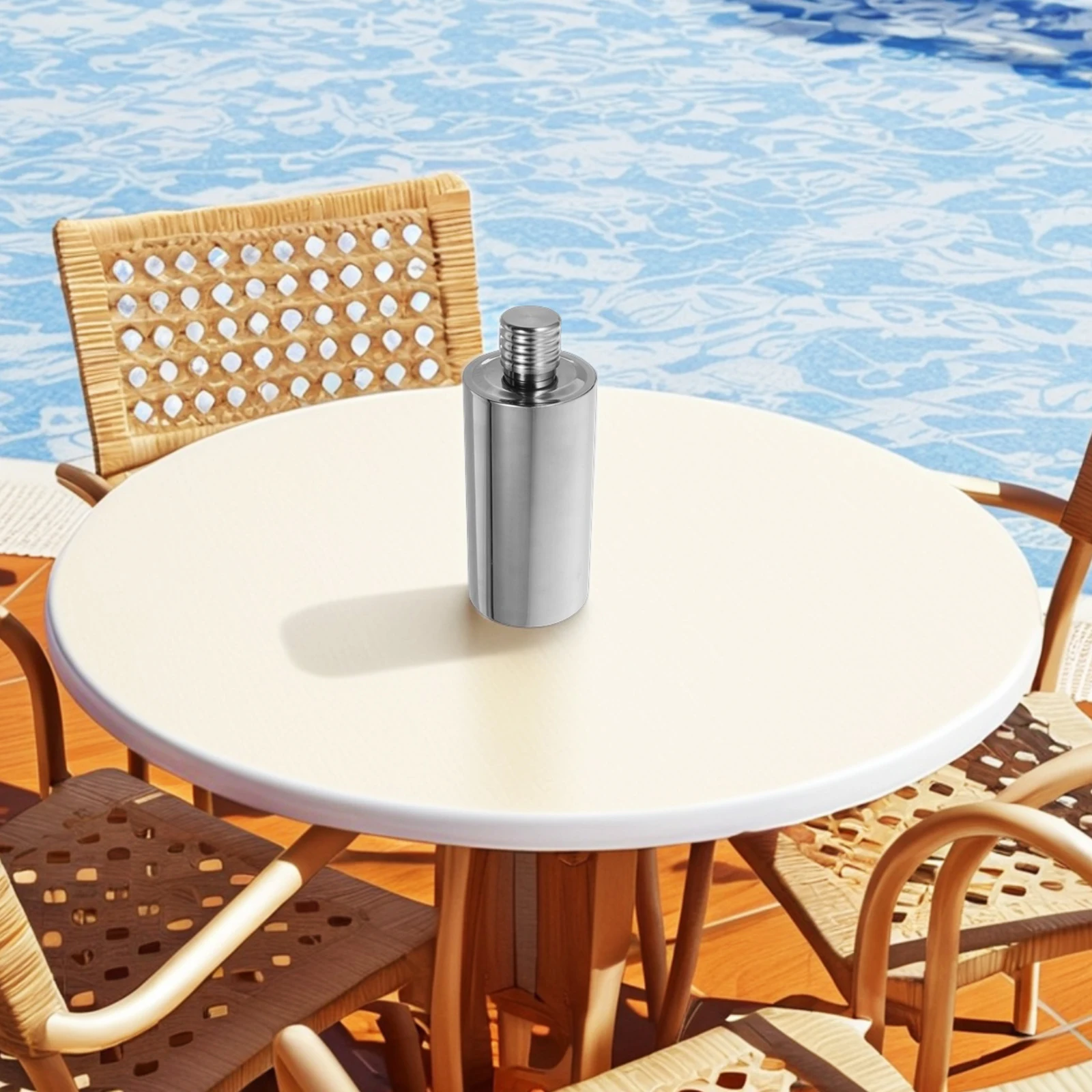 

Stainless Steel Wine Bottle Flask 500ml Portable Cylindrical Design for Liquor Beer Camping Hiking Picnic Outdoor Activities