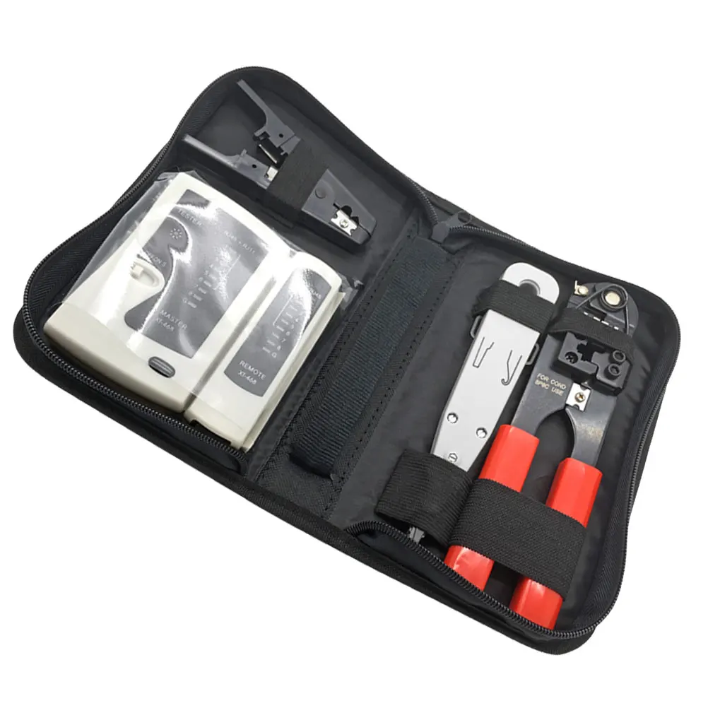 

24pcs of One Set Network Test Tools Network Tool Kit Durable Network Tester Home Network Repaire Tool With Storage Bag for Data