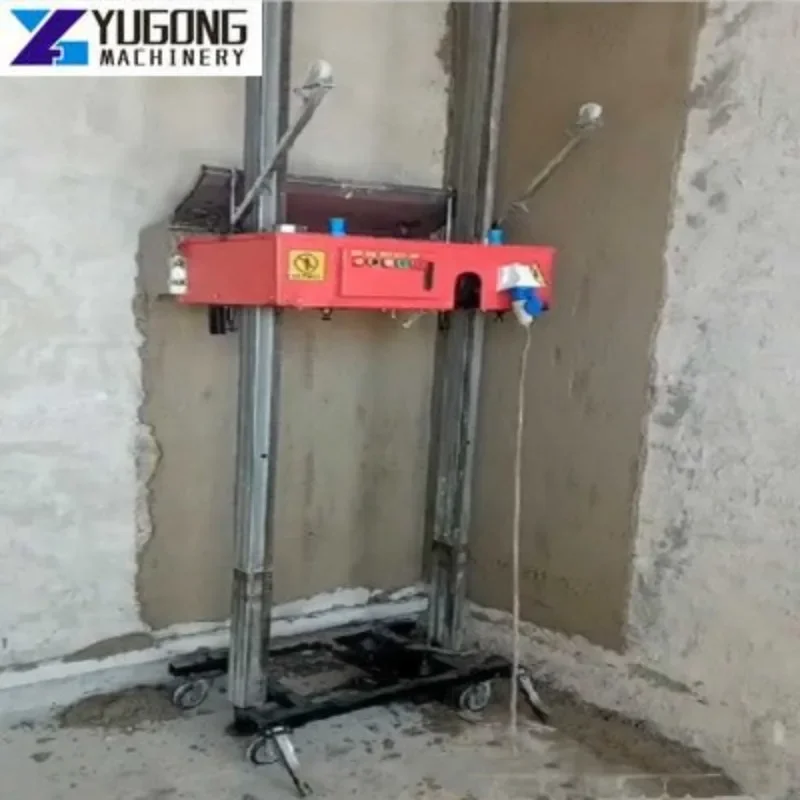 Automatic Wall Tools Cement Plastering Rendering Machine Construction Putty Tools Wall Rendering Plastering Machine for Concrete