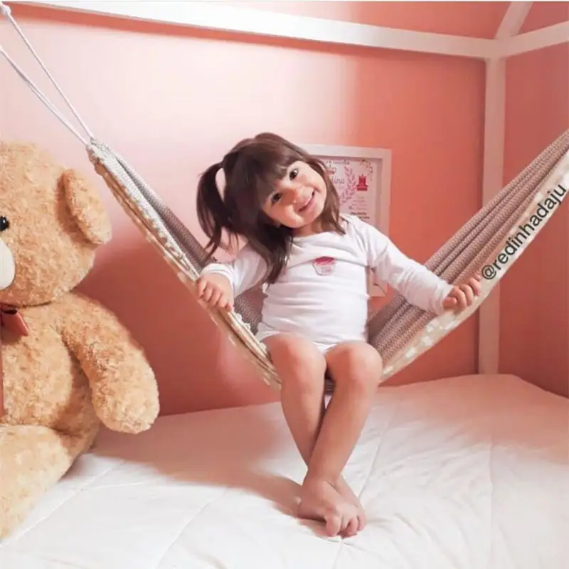 Baby Sleeping Hammock Children's Swing Indoor And Outdoor Gondola For Babies Household Cartoon Hammocks - Image 4