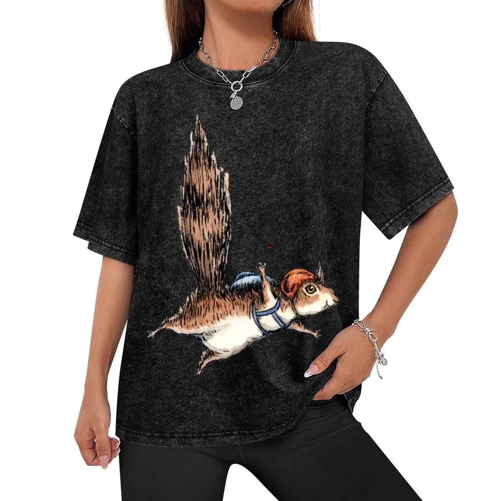 Skydiver Squirrel, Skydiving Adventure Design T-Shirt basketball graphic tees sports fans fitted t shirts for men