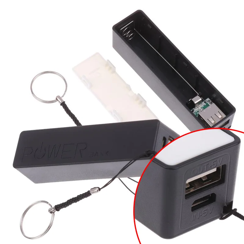 

1 шт. USB Power Bank Case Kit 18650 Зарядное устройство DIY Box Shell Kit Черный