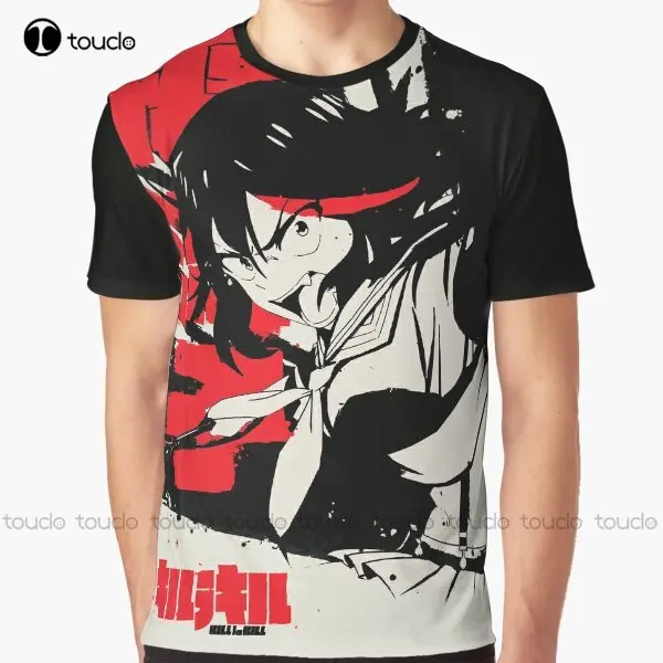 Ryūko Matoi | Kill La Kill Japanese Graphic T-Shirt Sleep Shirt Digital Printing Tee Shirts Christmas Gift New Popular Xxs-5Xl