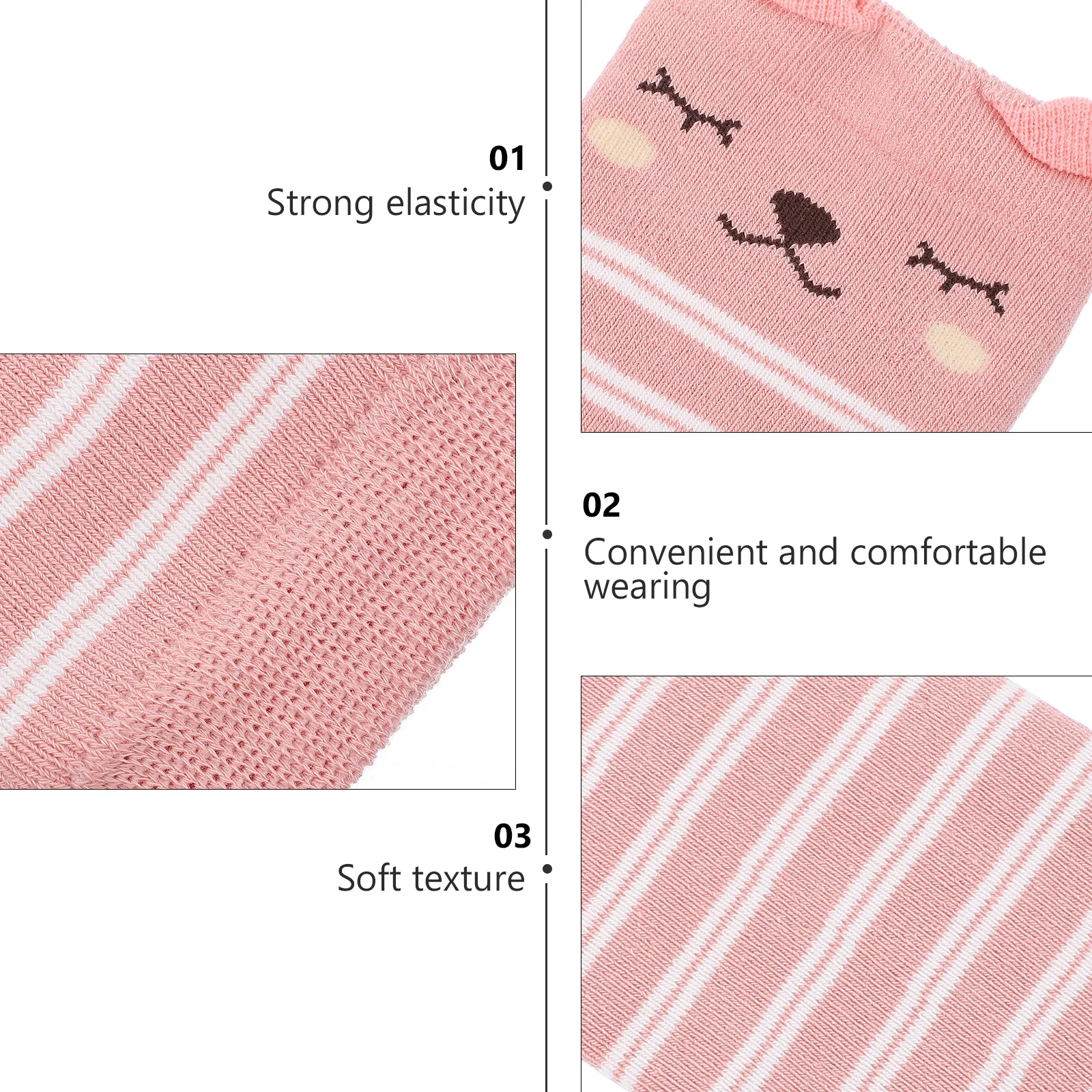 الرضع طفل أرنب الكرتون سميكة دفئا لينة الملمس مرونة قوية شتاء دافئ طفل جوارب السيقان #2